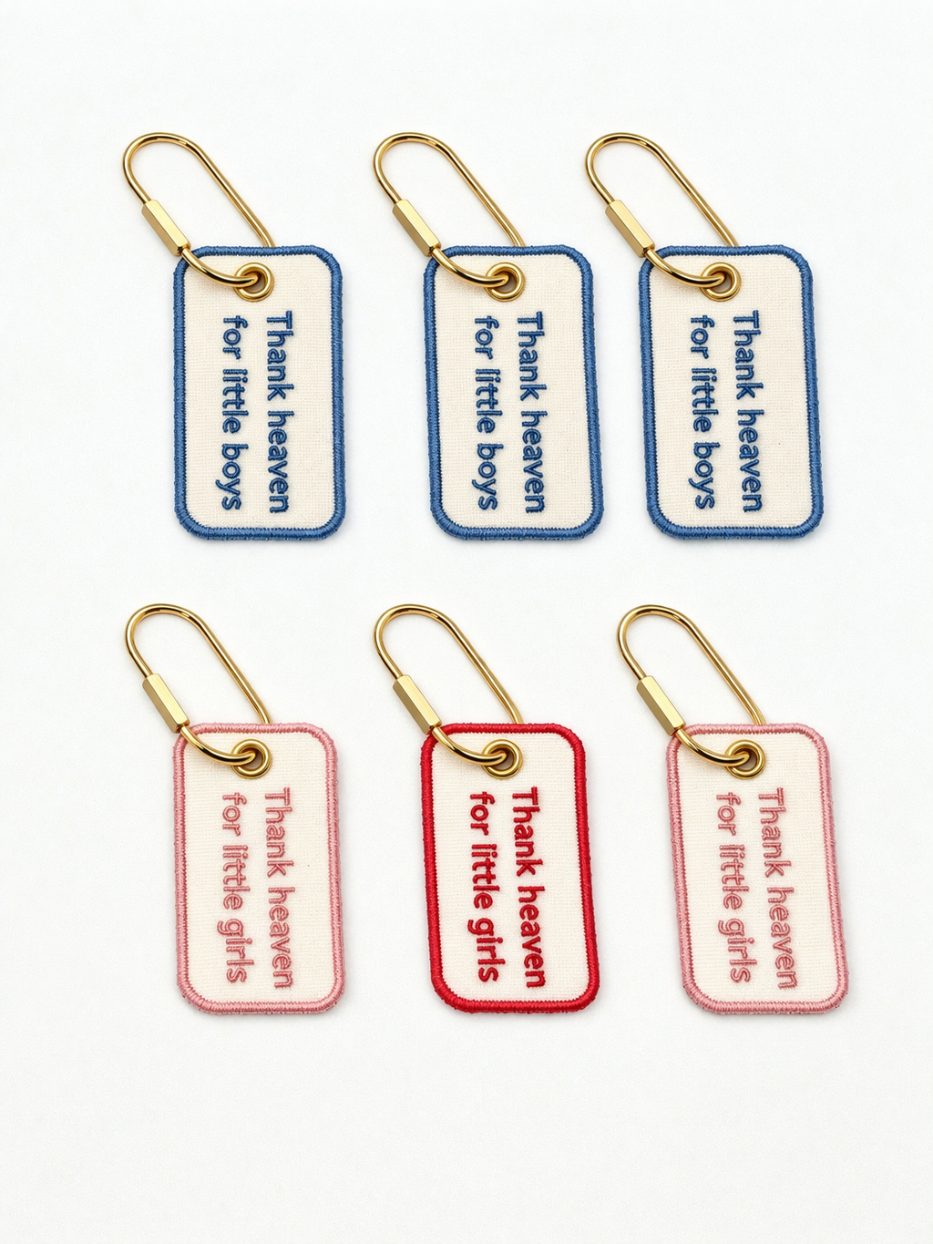 Personalized Embroidered Keychain | Custom Bag Charm