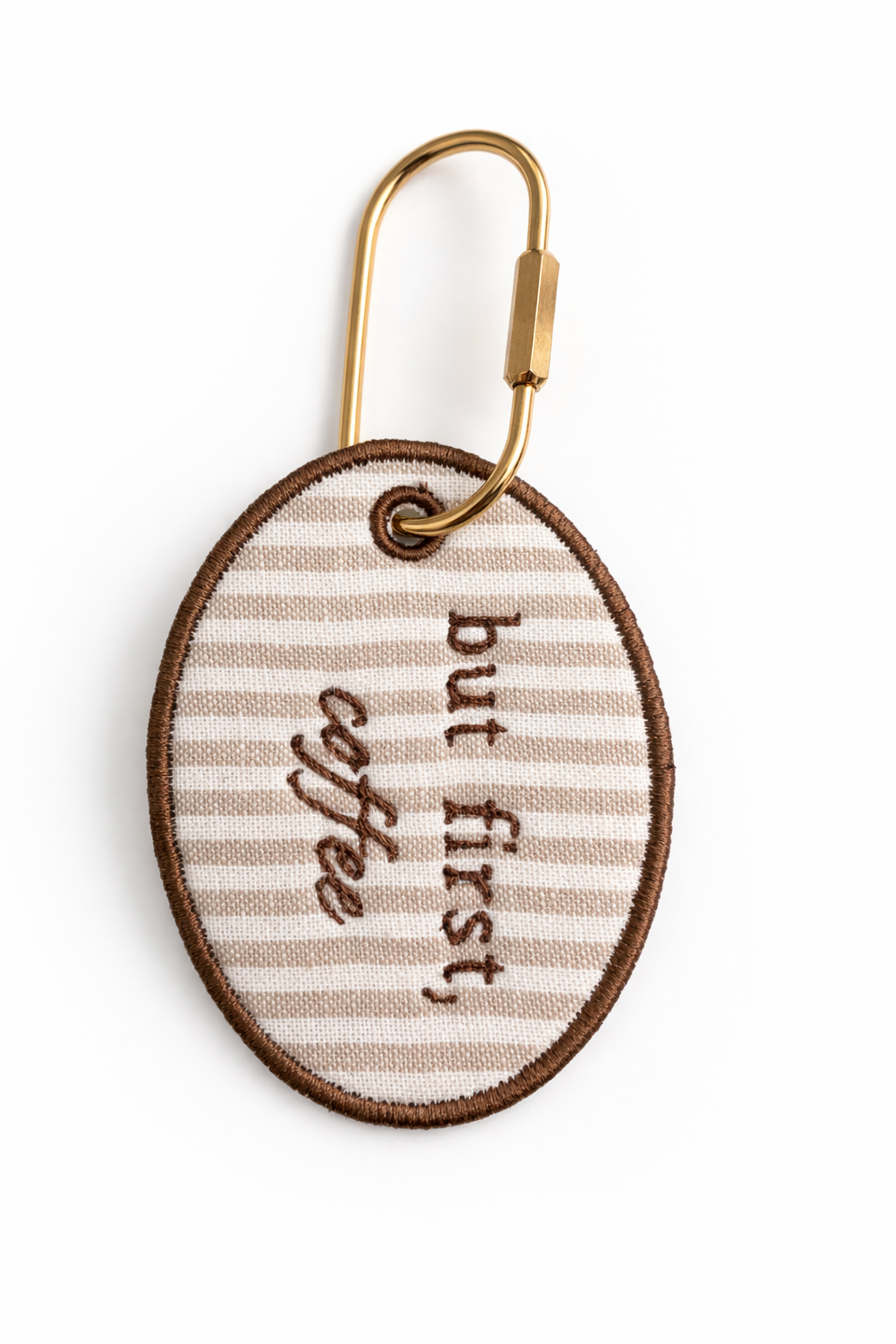Personalized Embroidered Keychain | Custom Bag Charm