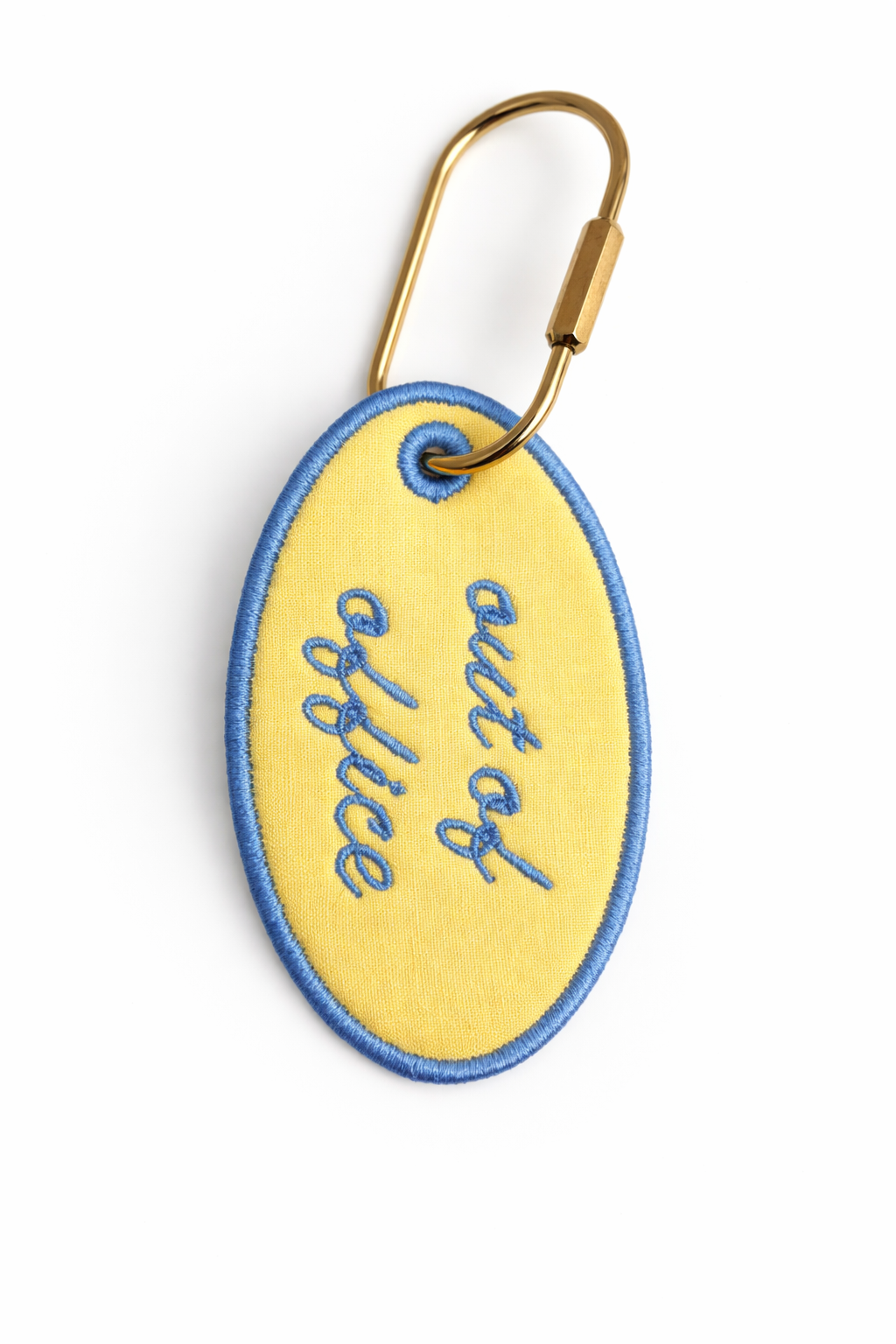 Personalized Embroidered Keychain | Custom Bag Charm