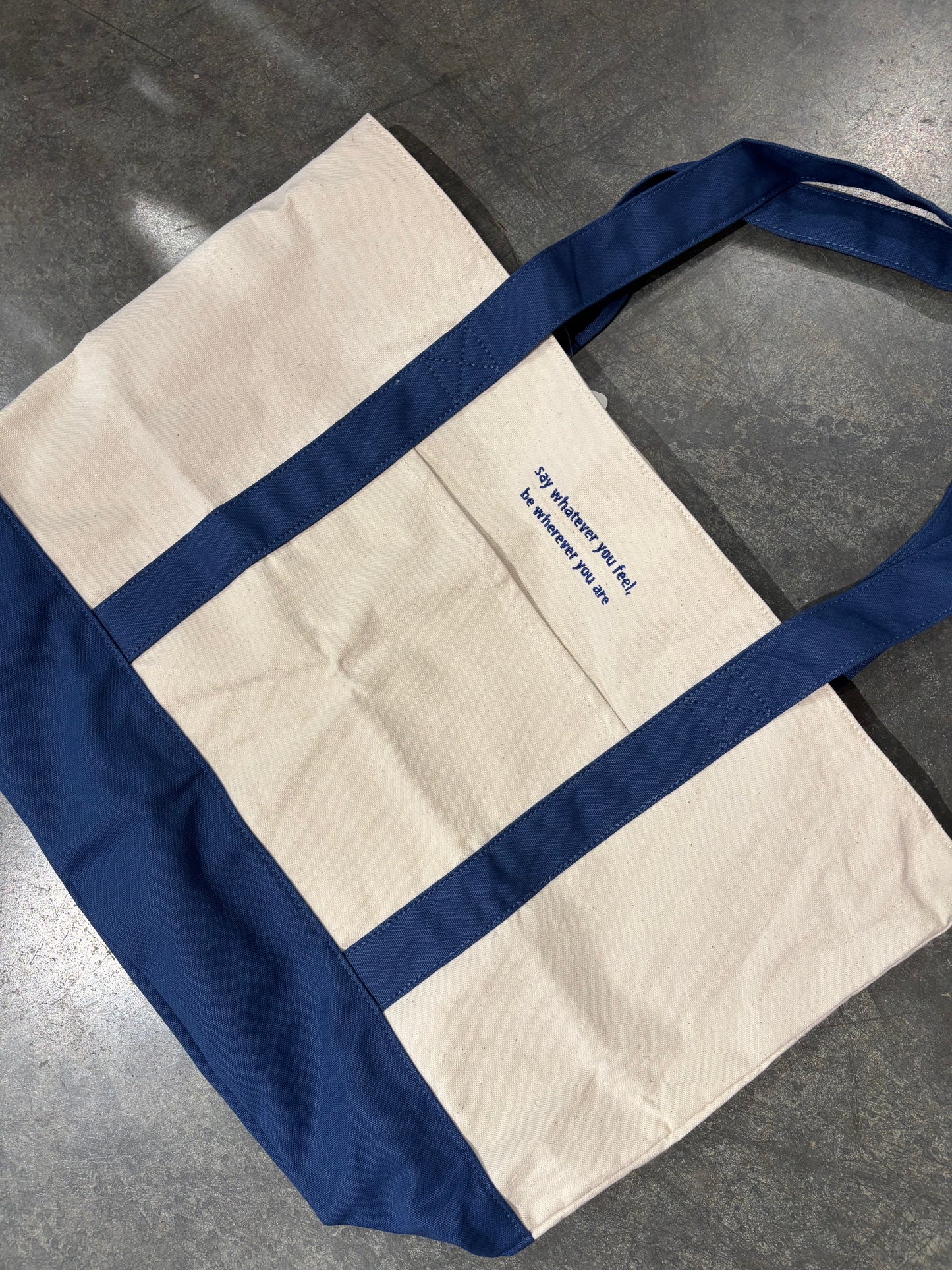 Personalized Embroidered Canvas Tote