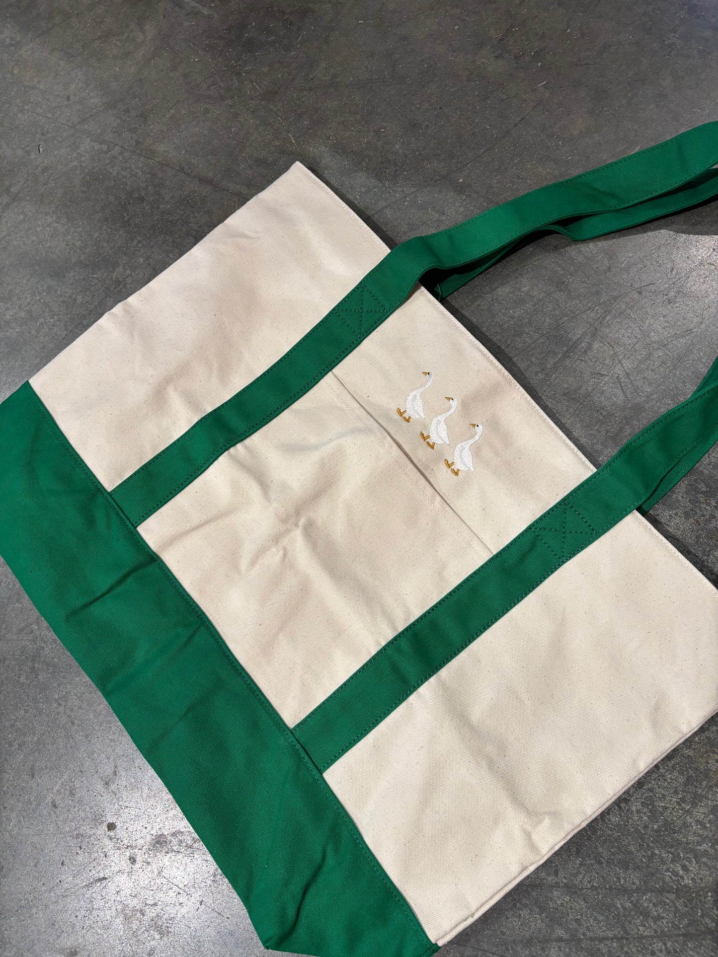 Personalized Embroidered Canvas Tote